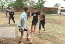 Jóvenes participan en actividades deportivas para conmemorar a Sandino Jornada deportiva en Managua en honor a Sandino