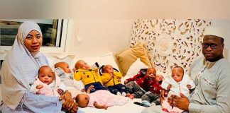¡Únicos en el mundo! Nonillizos celebran su primer año de vida en Malí