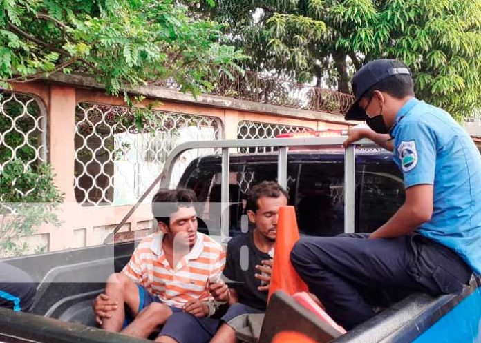 Captura de dos supuestos ladrones en Tipitapa