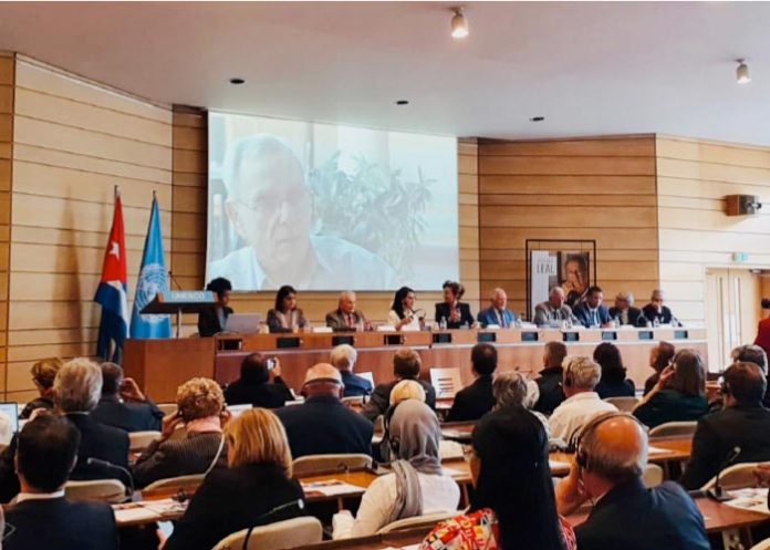 Presentes en conmemoración de Eusebio Leal en UNESCO
