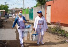 Inmunizan contra la COVID-19 a la población del Distrito Vl de Managua Jornada de vacunación casa a casa en Managua