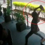 Indigente le propina tremenda pedrada a un menor en México(Video)