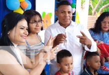 Más sonrisas a familias de Managua con entrega de viviendas solidarias Nueva vivienda solidaria para una familia en Managua