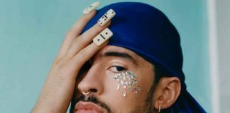 Bad Bunny rompe las redes al salir con "minifalda celta" en concierto