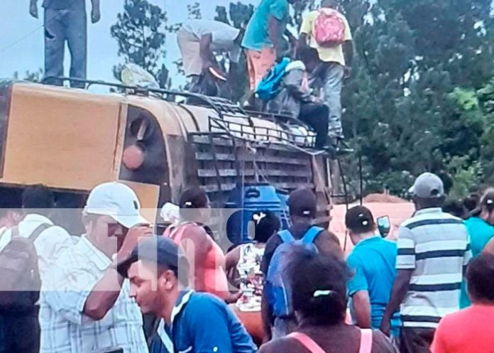 Fuerte accidente de tránsito en la Vía Boom Sirpi-Puerto Cabezas