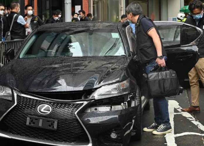 ¡VIDEO! Hombres realizan un ataque armado en Hong Kong