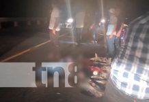 Una persona en estado delicado deja un accidente en Sébaco
