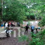Señor desaparecido al ser arrastrado por las corrientes del Río Oyate en Chontales