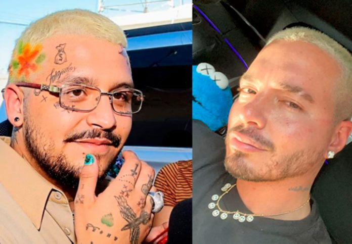 .1 J Balvin reacciona al look de Nodal