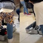Sujeto se toda pone su ropa para no pagar equipaje en Argentina