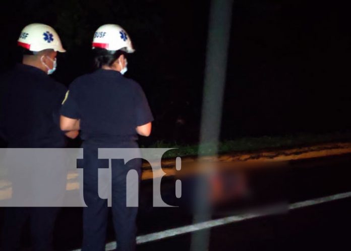 1 Hombre pierde la vida en accidente de tránsito carretera Granada a Masaya
