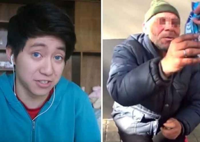 Youtuber multado por dar galletas con pasta dental a indigentes