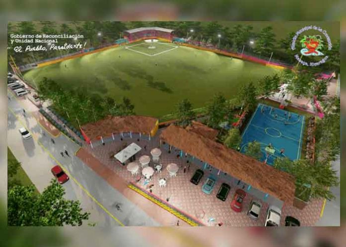 Iniciamos mejoras del complejo deportivo San Juan en la Concepción, Masaya