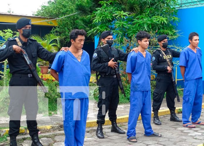 Una docena de supuestos delincuentes son detenidos en Masaya