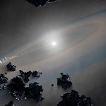 Estrella agonizante «devora» todo un sistema planetario Estrella agonizante "devora" todo un sistema planetario