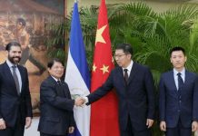 Embajador de República Popular China presenta copias de estilo en cancillería de Nicaragua