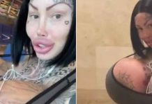 Mujer es echada de avión por «enorme tamaño de sus senos» Mujer es echada de avión por "enorme tamaño de sus senos"