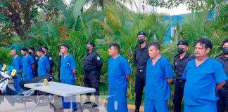 Siete sujetos enfrentan a la justicia en Chinandega