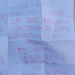 Con tierno mensaje: Padre pide que no le corten la luz Con tierno mensaje: Padre pide que no le cortaran la luz