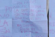 Con tierno mensaje: Padre pide que no le corten la luz Con tierno mensaje: Padre pide que no le cortaran la luz