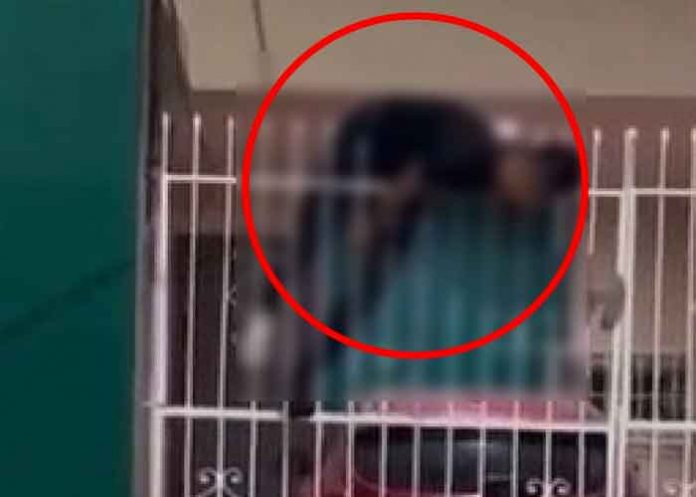 Por ladrón: Sujeto queda ensartado en rejillas ¡VIDEO!