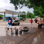 Motociclista lesionado tras impactar en un vehículo en Juigalpa Motociclista lesionado tras impactar en un vehículo en Juigalpa