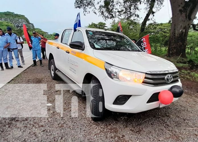 El MINSA en Matiguás recibe camioneta para prestar servicios a la población