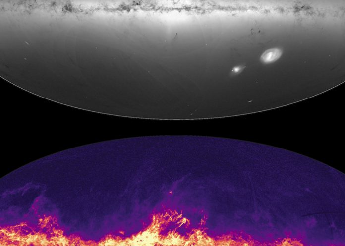 2 Mapa de la vía láctea registra algo que no debería existir