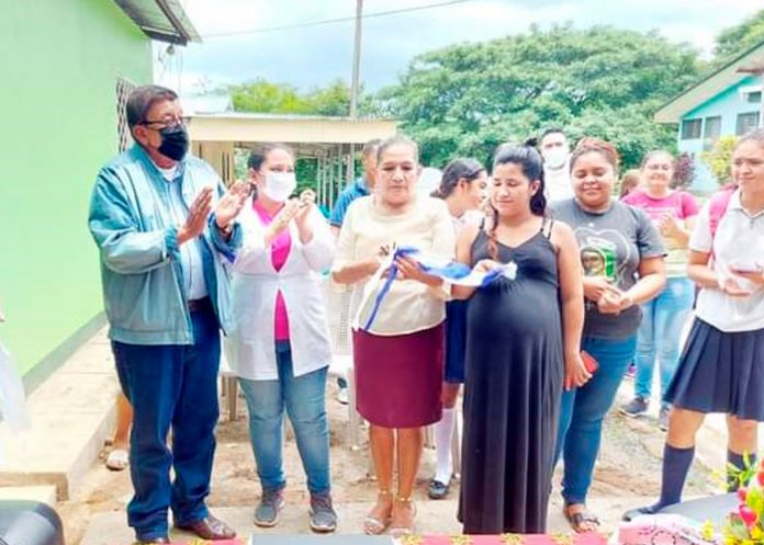inauguran auditorio del centro de salud en Cinco Pinos, Chinandega