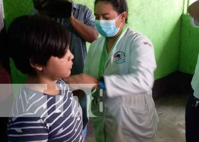 Familias de Waspan Sur en Managua beneficiados con dosis contra Covid 19