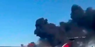 Un avión de pasajeros se incendia al aterrizar en Miami