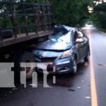 Reporte de Tránsito: Casi 800 accidentes durante una semana en Nicaragua Un fallecido en accidente de tránsito en Villa Sandino, Chontales