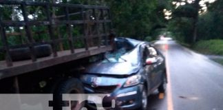 Un fallecido en accidente de tránsito en Villa Sandino, Chontales
