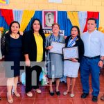 En Somoto autoridades rinde homenaje a dos maestras destacadas En Somoto autoridades rinde homenaje a dos maestras destacadas