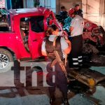 Managua: Vivo de milagro tras quedar prensado en aparatoso accidente Managua: Vivo de milagro tras quedar prensado en aparatoso accidente
