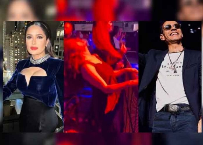 Al ritmo de Marc Antony: Salma Hayek demostró pasos prohibidos