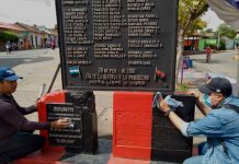 Realizan reconstrucción de monumentos en Masaya