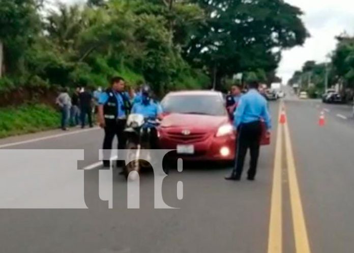 Realizan reconstrucción de accidente en Carazo