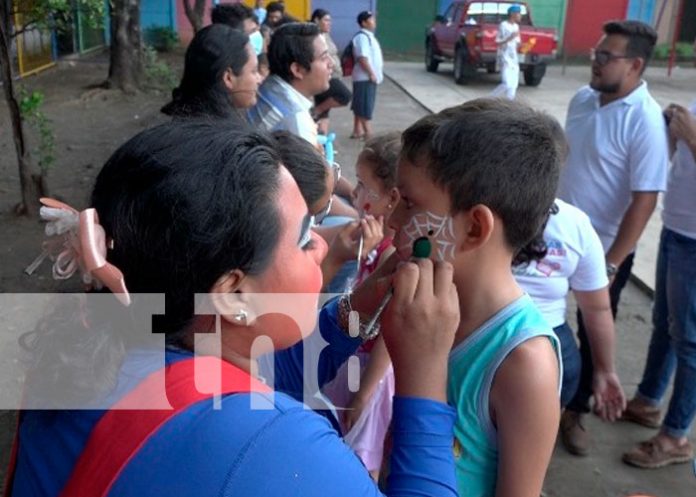 Managua: Familias del barrio Batahola Norte finalizan su tarde con alegría
