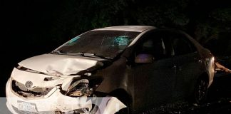 Familia guatemalteca se ve involucrada en accidente de tránsito en Chinandega