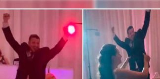 ¡Qué loca! La dejan plantada y se caso con una figura de cartón de su novio