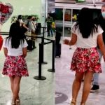 Joven va a recibir a su novio virtual pero no la reconoce