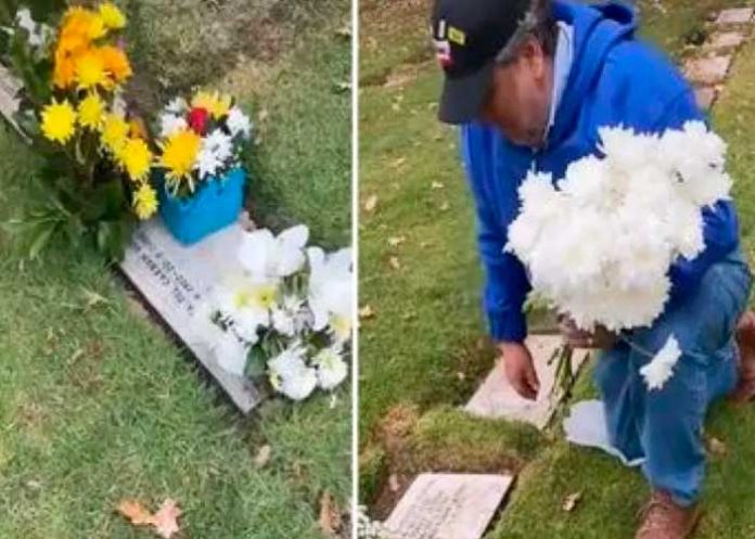 Lloraron por su abuela fallecida, aunque se trataba de la tumba equivocada