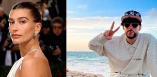 La modelo Hailey Bieber confiesa que ama a Bad Bunny