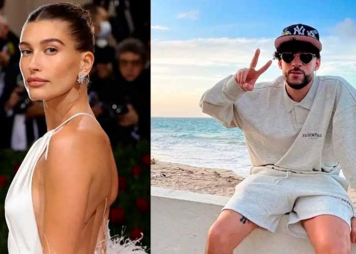 La modelo Hailey Bieber confiesa que ama a Bad Bunny