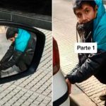 Ladrón intenta robar un carro sin saber que el dueño está adentro Ladrón intenta robar un carro sin saber que el dueño está adentro