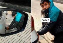 Ladrón intenta robar un carro sin saber que el dueño está adentro Ladrón intenta robar un carro sin saber que el dueño está adentro
