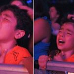 Se viraliza un niño llorando en concierto de Yatra