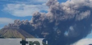 El coloso más grande del Nicaragua registró una explosión esta mañana