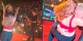 Fher, vocalista de Maná es derribado por una fanática
